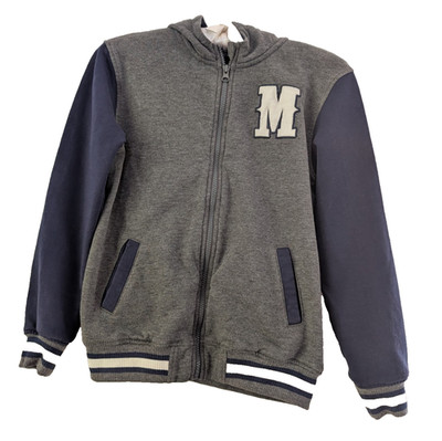 Pepperts Sweartshirt Zip Up Navy Blue For 10-12 Years Old Boys, hoodie