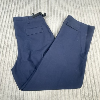 Workrite Nomex IIIA Cargo Pants Mens XL-L (40x34) Blue FR Fire Resistant STAINS