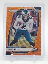 JOHNNY WILSON 2024 PRIZM ORANGE PULSAR ROOKIE /60 #355 EAGLES FOOTBALL Q5454