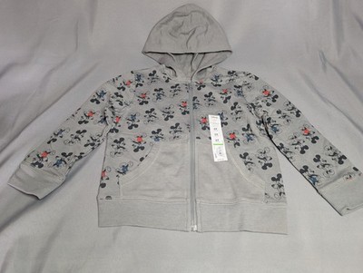 Disney Jumping Beans Sz 5T Mickey Mouse Hoodie Full Zip Sweater Jacket
