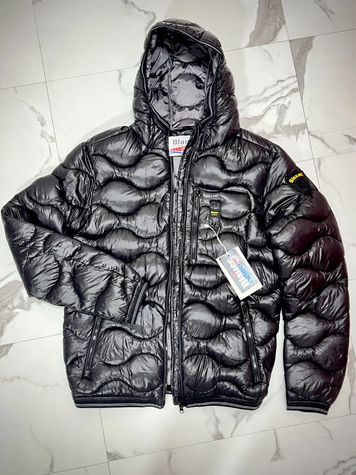 piumino blauer uomo Disponibile Dalla S Fino Alla 3XL NERO top Quality  - Immagine 2 di 4