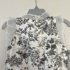 NWT Girl Janie And Jack Black White Winter Toile Sz 5 Floral Country Scene  — photo 6