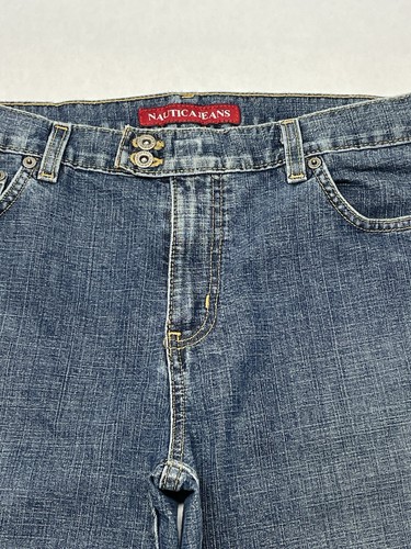 Nautica Tapered Relaxed Fit Jeans Sz 12 31x24 90s Y2K Preppy Grunge Curvy Retro - Picture 2 of 23
