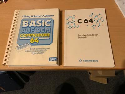 Benutzerhandbuch und Basic Buch für den Commodore 64