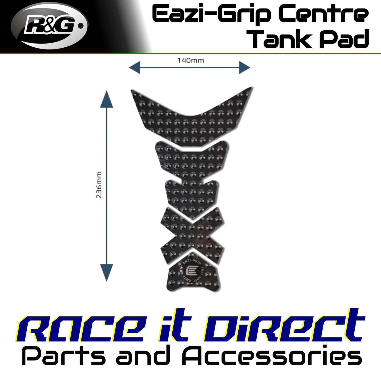 Eazi-Grip Centre Tank Pads for Ducati Multistrada V2S 2021-2024 EVO C Eazi-Grip