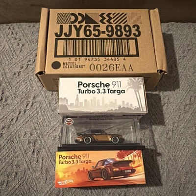 2026 Hot Wheels RLC '88 Porsche 911 Turbo 3.3 Targa Red Line Club NEW 