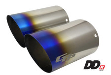 Greddy 11002602 Pair Catback Dd-r Burnt Titanium Tips L 170mm Exhaust New