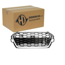 DIEDERICHS SPORT KÜHLERGRILL SCHWARZ passend für AUDI A4 B9 S4 S-Line Look 2019-