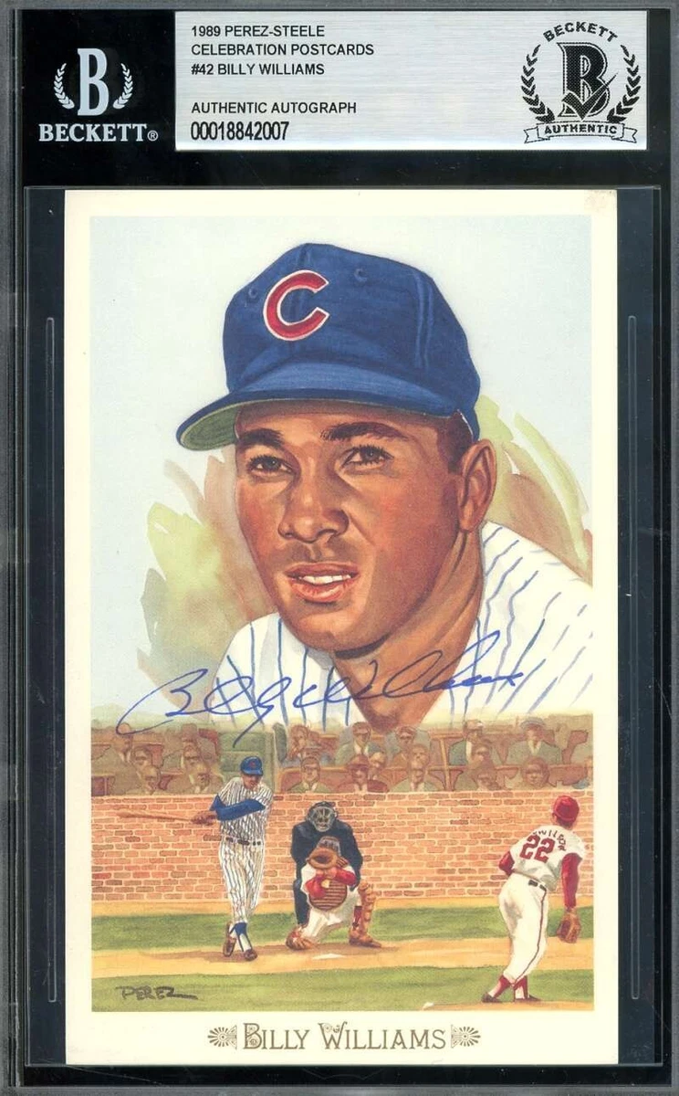 Billy Williams Chicago Cubs MLB Original Autographed Items for