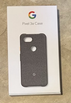 Genuine Google Case Google Pixel 3a Fog NEW Factory Sealed Fabric Gray