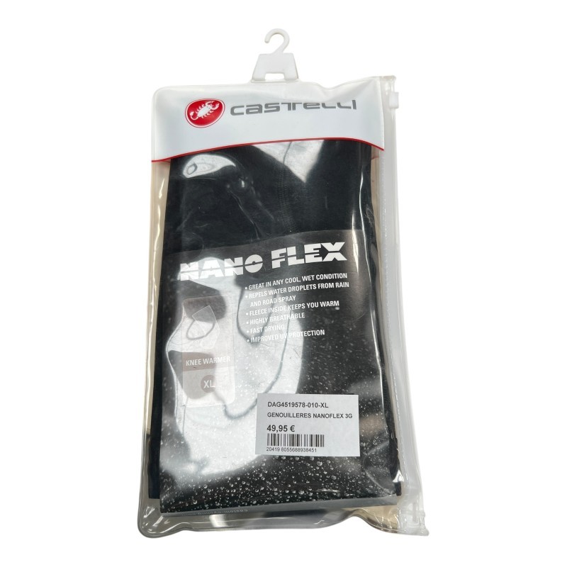 Castelli Nano Flex Calentador De Rodilla Talla XL
