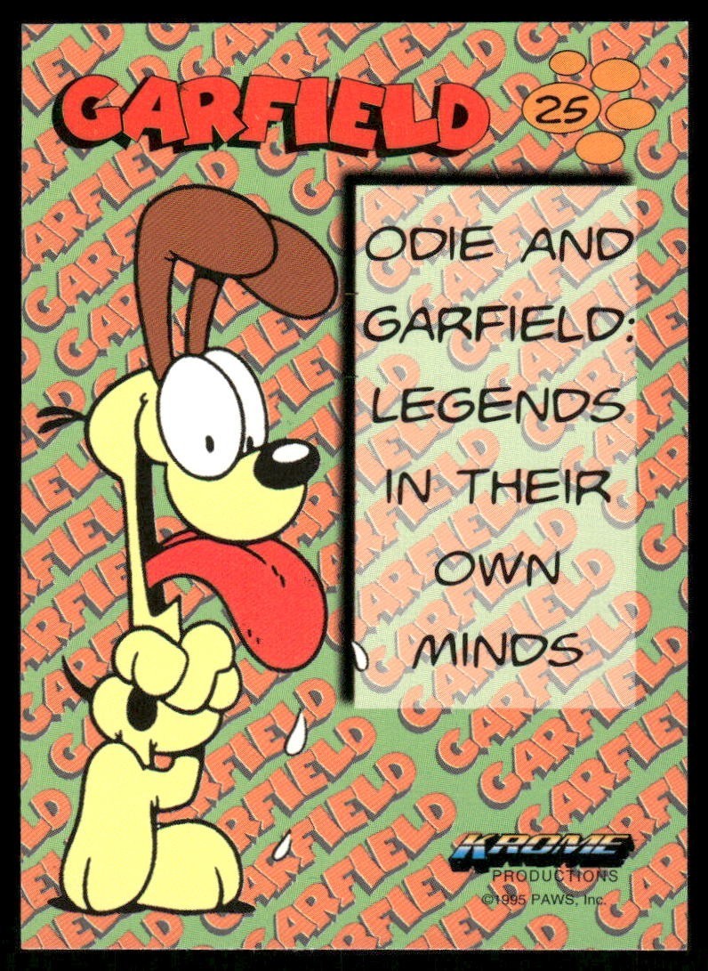 Garfield 1995 Cartoon Card #25 (NM) | eBay