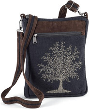 Stylish Canvas Crossbody Bag for Women with Adjustable Strap  Pockets