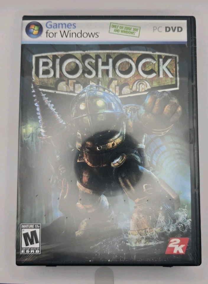 New Sealed - BioShock PC DVD Video Game 2K Games Windows - Image 3 of 4