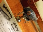 BOMBER LURES #316 BLACK GLITTER WOOD ORIGINAL BOX & PAPERWORK GAINESVILLE TEXAS — photo 6