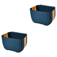  2 PEZZI Pattumiera Porta Armadio Pattumiera Può Pattumiera Cucina Sospesa Pieghevole