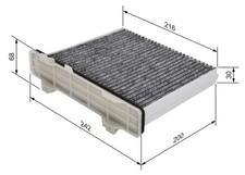 Cabin Air Filter Bosch Mitsubishi Pajero Ii Canvas Top V2c V4c 2.5 Td 4w... Cabin Air Filter Bosch Mitsubishi Pajero Ii Canvas Top V2c V4c 2.5 Td 4w...