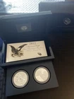 2012-S American Eagle San Francisco Two-Coin Silver Set w/ Box, CoA, and Case