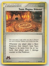 Team Magma Hideout 83/95 *CREASE* Team Magma vs Team Aqua Pokemon MP F409