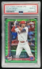 2025 Topps Chrome Update Dylan Crews RC Green Wave Refractor Rookie #/99 PSA 10