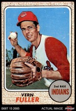 1968 Topps #71 Vern Fuller Indians 2 - GOOD