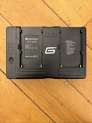 GENARAY NP BATTERY ADAPTOR SP-E-NPBA FOR SONY NPF BATTERIES USED ON VMOUNT EQUIP