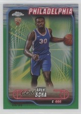 2024-25 Topps Chrome Green Refractor 8/99 Adem Bona #183 0z0v