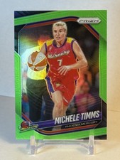 2025 Panini Prizm WNBA #133 MICHELE TIMMS Lime Green /225 Phoenix Mercury