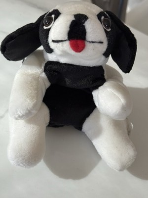 Two Big Dogs Black & White Small Stuffed Animal Dogs Surface Washable 20Y4806