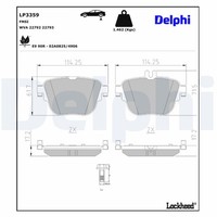 Delphi Bremsbelagsatz Scheibenbremse LP3359 FüR C238 Mercedes CLS A238 S213 W213