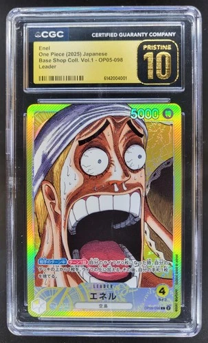 2025 ONE PIECE JP ENEL LEADER OP05-098 CGC 10 PRISTINE J PT
