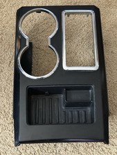 Ford F-150 2009-2014 Center Console Shifter Cup Holder Bezel Black Oem