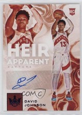 2021-22 Panini Court Kings Heir Apparent Violet 47/49 David Johnson Auto 1hs9