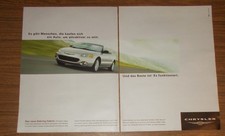 Seltene Werbung CHRYSLER SEBRING Cabrio - Autos machen attraktiv 2001