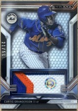2016 Topps Strata - Clearly Authentic Relics Curtis Granderson #CAR-CG (MEM) /50