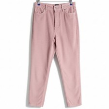 BDG Mom Jeans 28 Pink Corduroy Pants High Rise Tapered Urban Outfitters 28x28