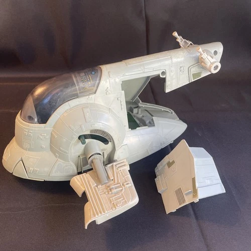 Vintage Star Wars 1981 Boba Fett’s Slave 1 One Ship Missing Ramp And Han. Good