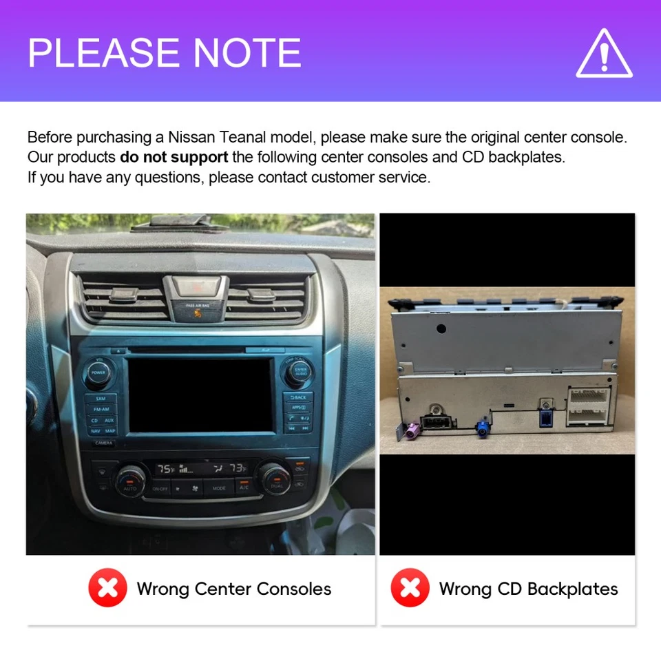 Radio estéreo GPS para automóvil Nissan Altima 2013-2018 2+64G Apple Carplay Android 15 Foto 3 de 4