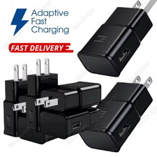 For Samsung Galaxy S24/23/22/21/20/10 USB Fast Charger Adapter US Plug Block Lot