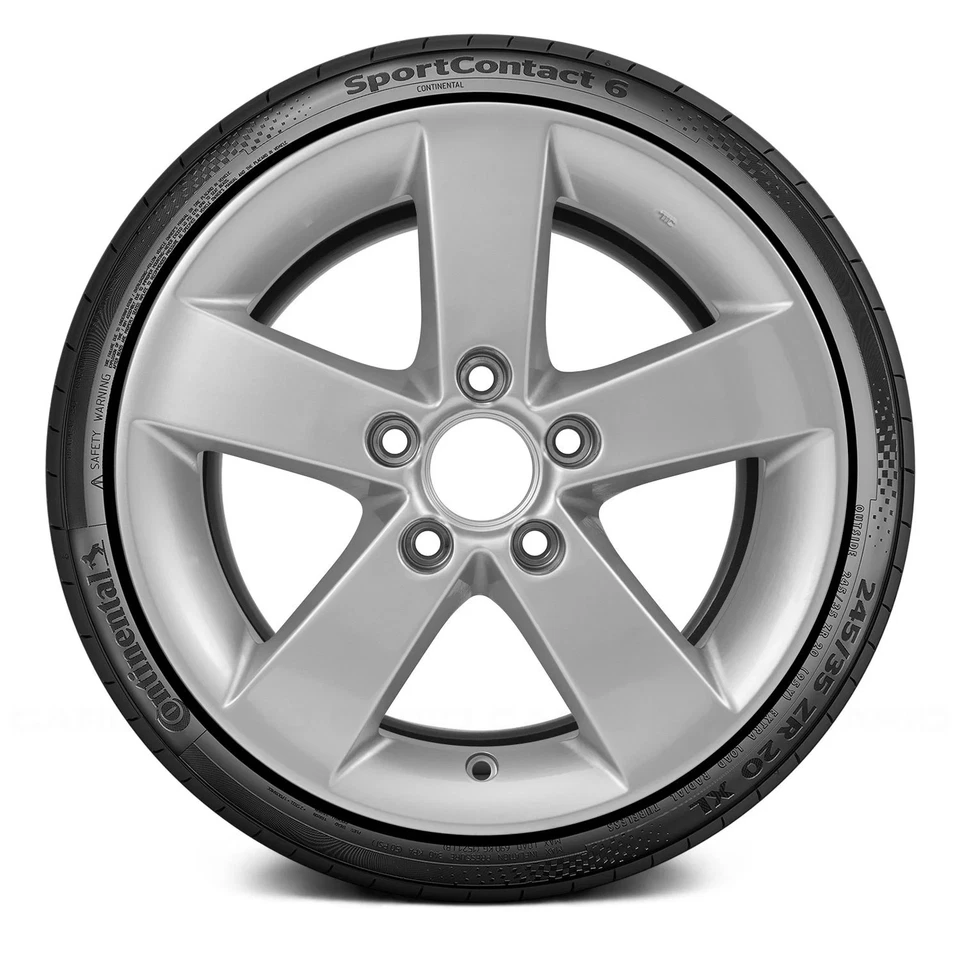 Continental Set of 4 Tires 245/40R20 V CONTISPORTCONTACT 6 Summer / Performance - Image 2 of 4