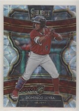 2020 Panini Select Scope Prizm Domingo Leyba #86 6h5