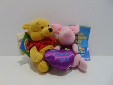 Pooh Friendship Mini Bean Bag Set 1999 Friendship Day Winnie The Pooh And Piglet