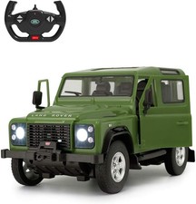 Land Rover Defender RCCar, RASTAR 1/14 Remote Control Toy Model Car - Green