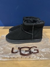 Ugg Classic Ultra Mini Boots Black size uk 4