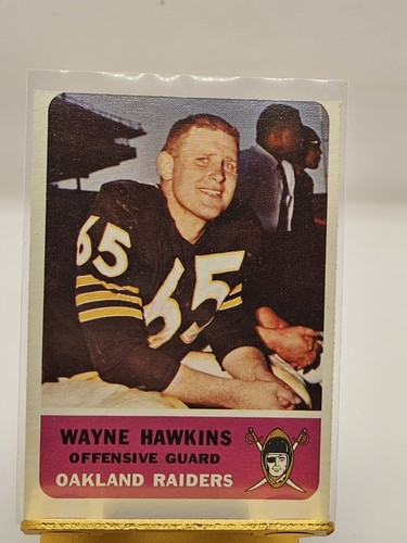 Wayne Hawkins #71 1962 Fleer card