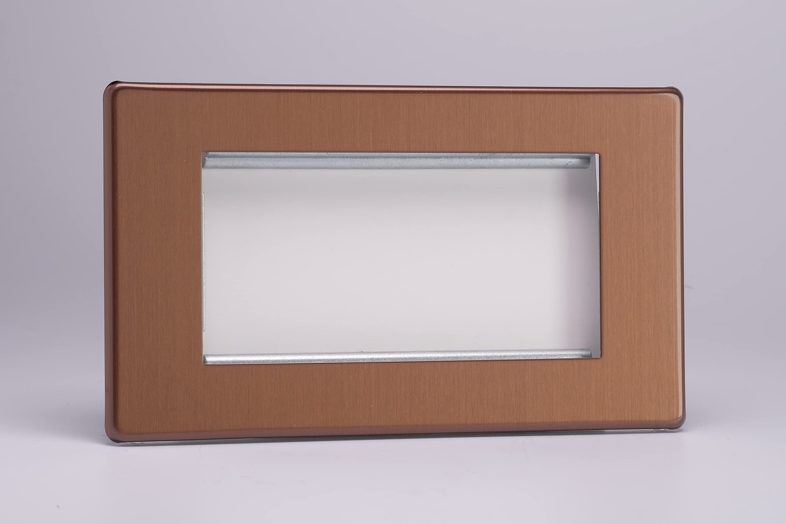 Varilight XDYG4S.BZ Screwless Brushed Bronze DataGrid Twin Plate