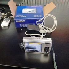 Olympus Stylus 7030 Digital Camera, 14MP, 7X Wide Zoom - Silver C-37 