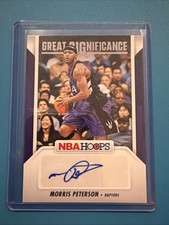 2024-25 Panini Nba Hoops - Great Significance Morris Peterson #GS-MPR (AU)
