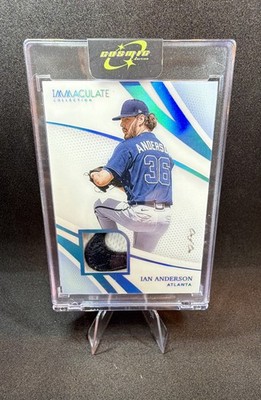 2021 Panini Immaculate Collection - Materials Ian Anderson #M-IA Platinum /1...