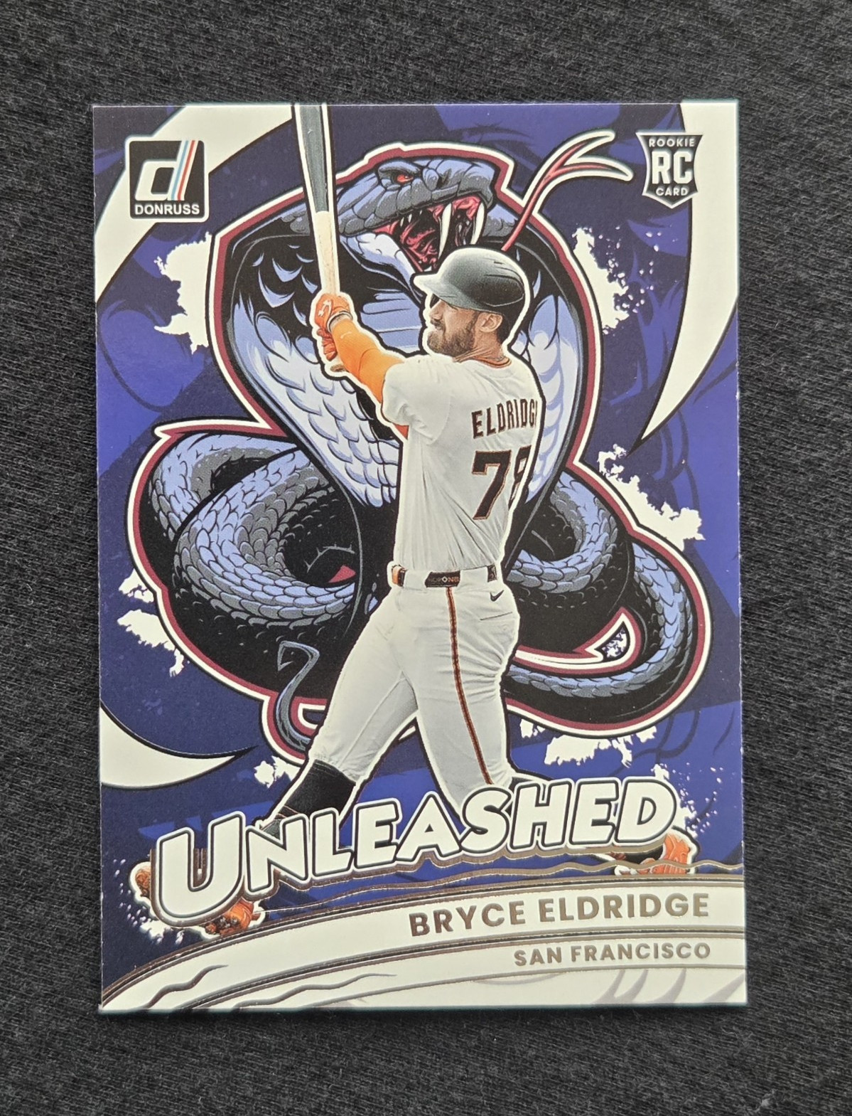 Bryce Eldridge 2026 Panini Donruss #8 Rookie Card Unleashed Insert San Francisco